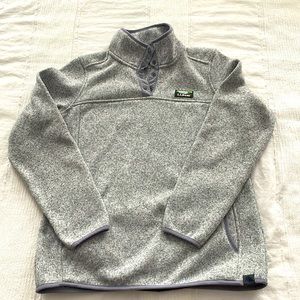 LL Bean Sweater Fleece Pullover
